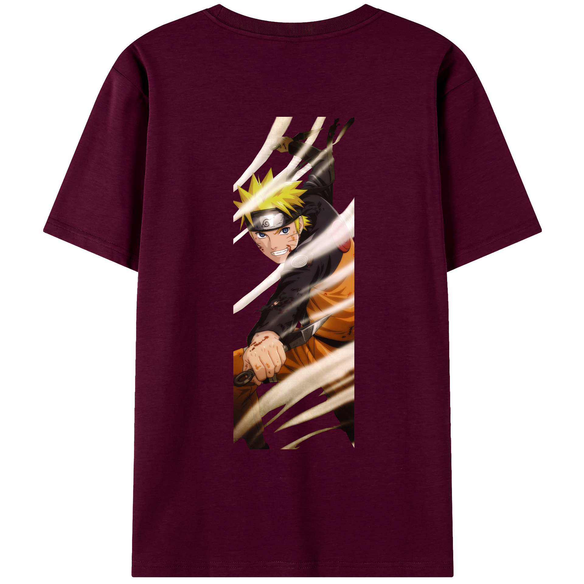 （画像用） NARUTO -ナルト- うずまき ナルト Uzumaki Naruto レディース半袖Tシャツ(バックプリント)